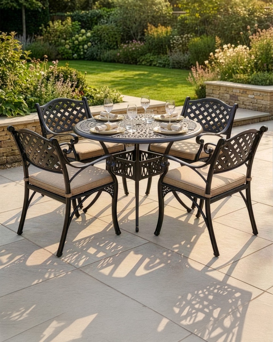 Four Seater Garden Dining Sets Four Seater Garden Dining Sets