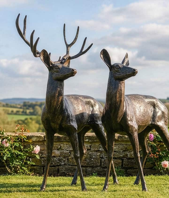 Deer & Stag Sculptures Deer & Stag Sculptures