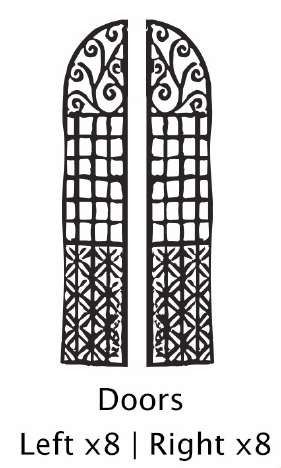 Doors (Left x8 | Right x8)