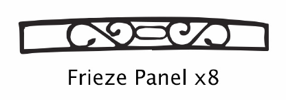 Frieze Panels x8