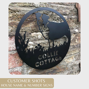 Customer Shots- House Name & Number Signs