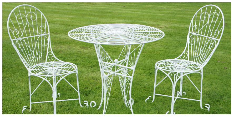 Clean and Maintained Garden Furniture