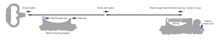 Butler Bell Door Kit- Pole
