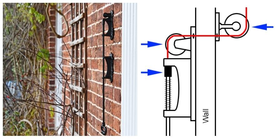 Butler Bell Pole & Pulley