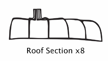 Roof Section x8