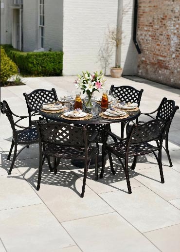 Six Seater Garden Dining Sets