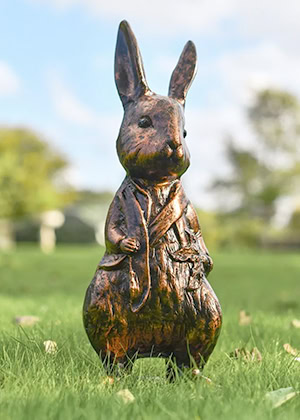 Rabbit & Hare Sculptures