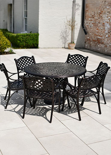 Six Seater Garden Dining Sets