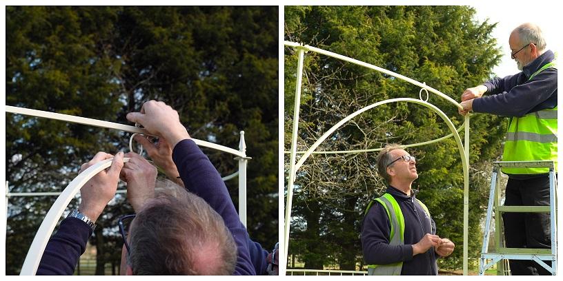 Step Three Countess Gazebo Installation