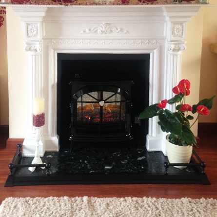 Simplistic Railed Hearth Fender