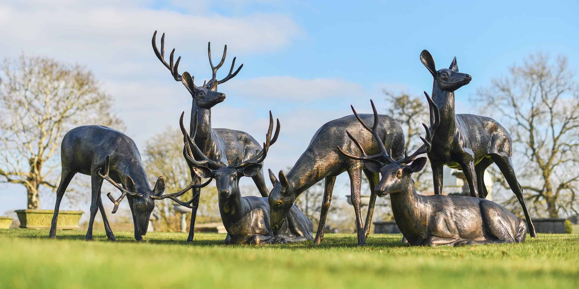 Stag & Deer Sculpture Collection Stag & Deer Sculpture Collection