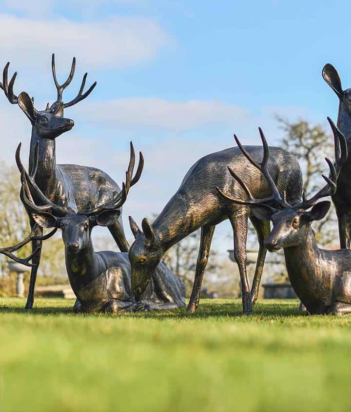 Deer & Stag Sculptures Deer & Stag Sculptures