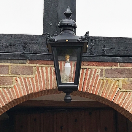 Black Victorian lantern