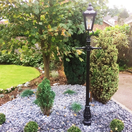 Copper Kensington lamp post