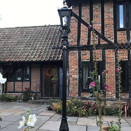 Victorian lamp post
