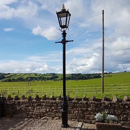 Classic British lamp post