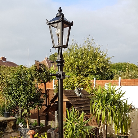 Medium Victorian lamp post